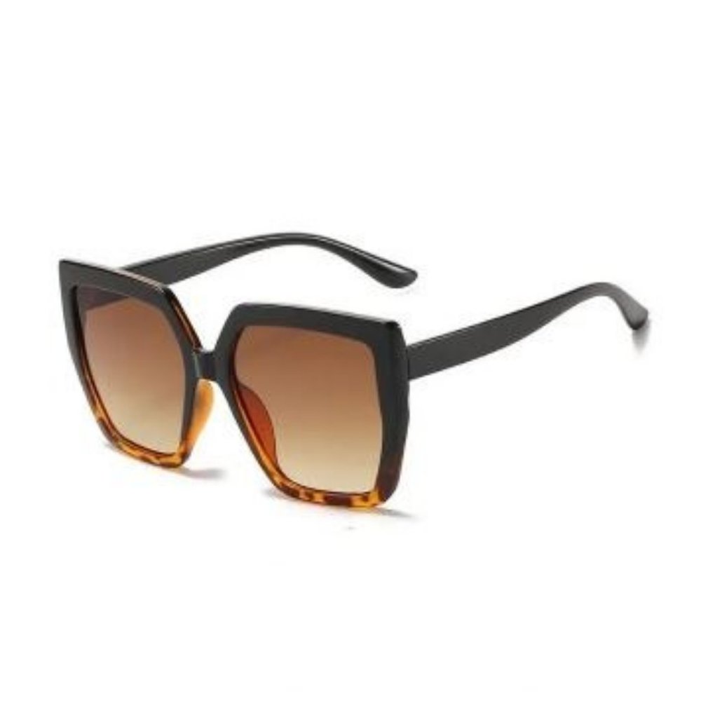 Sunglasses Black Leopard Frame